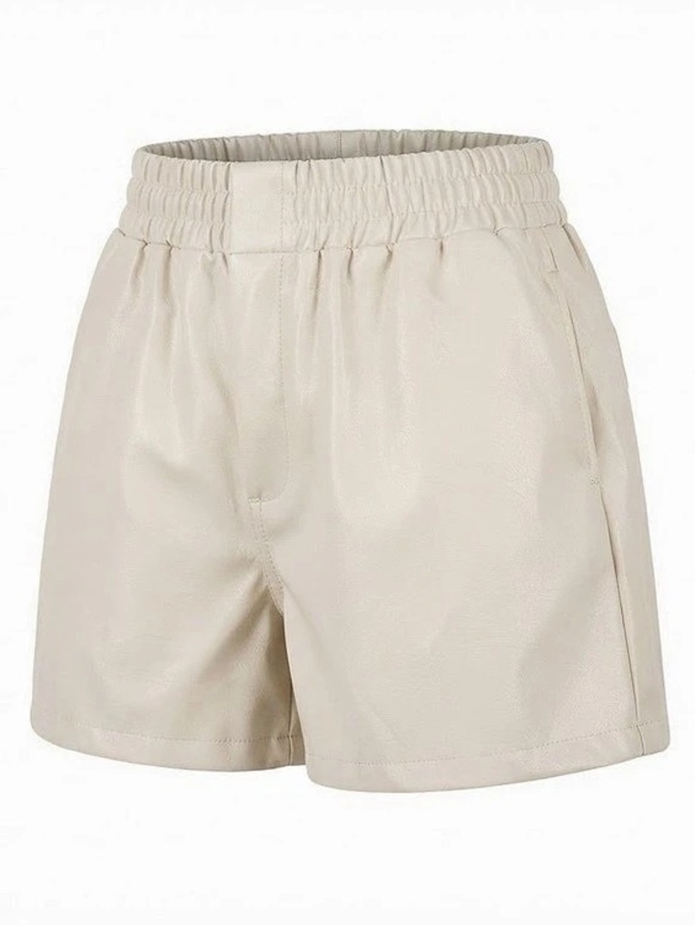 High Waist Shorts in White Like New